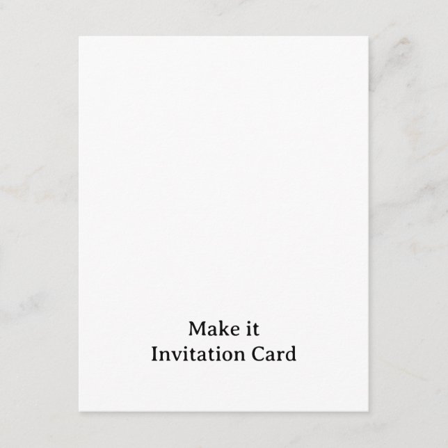Create Your Personalized 4.25" x 5.5" Squared Invitation (Front)