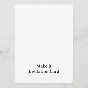 Create Your Personalized 5.5" x 7.5" Rounded Invitation