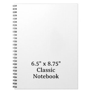 Create Your Personalized 6.5" x 8.75" Classic Notebook