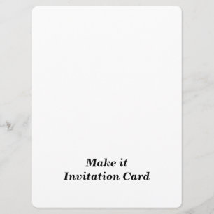 Create Your Personalized 6.5" x 8.75" Rounded Invitation