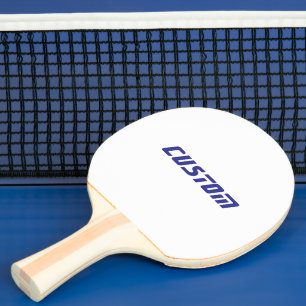 Create Your Personalized Black Rubber Back Ping Pong Paddle