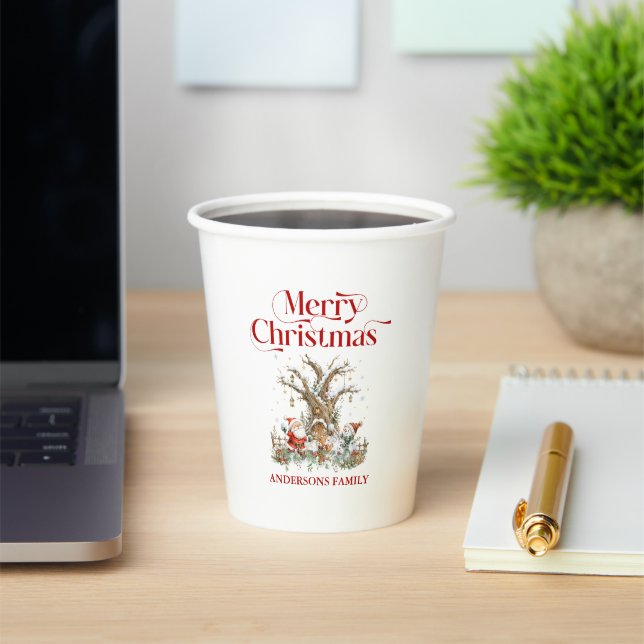 Create Your Personalized Christmas Paper Cups (Insitu)