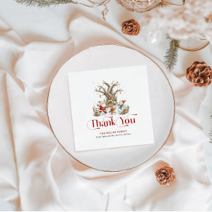 Create Your Personalized Christmas Paper Napkin