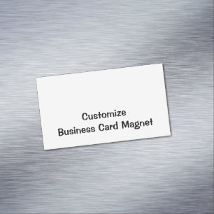 Create Your Personalized Magnetic Business Card