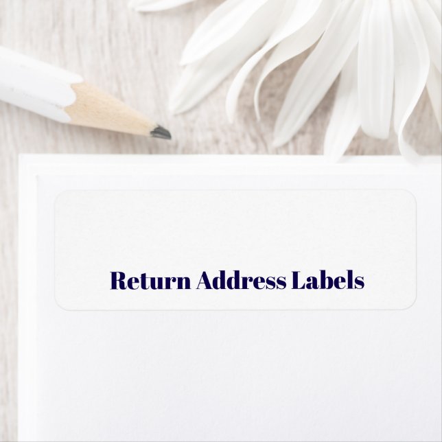 Create your Personalized Return Address (Insitu)