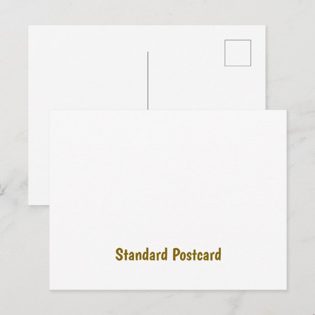 Create Your Personalized Standard  Postcard (Front/Back)