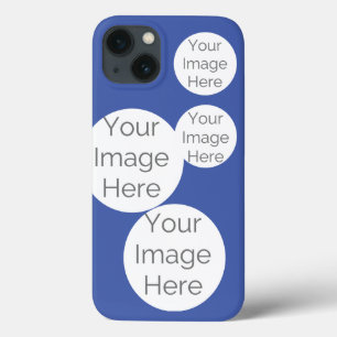 create your photo phone case blue