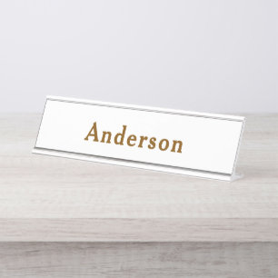 Create Your Simple Brand Promotion Desk Name Plate
