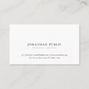 Create Your Simple Modern Classy Business Card