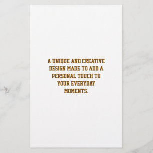 Create Your Stationery Paper, Size: 5.5" x 8.5",