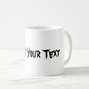 Create Your Text Personalized Ceramic Coffee Tea Mug