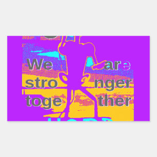  Create Your USA  Hope We Are Stronger Together  Sticker