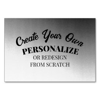 Create Your Very Own Custom Table Number