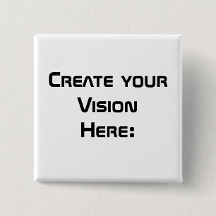 Create Your Vision 2 Inch Square Button