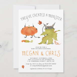 Created a Monster   Cute Monsters Baby Shower