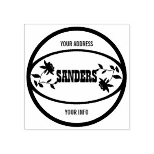 Created for you, individual rubber stamp