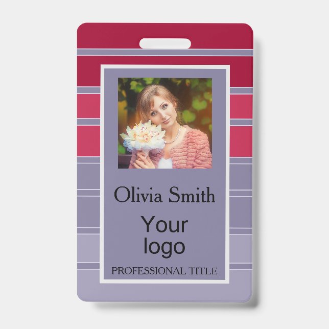 Created for you, stylish badge (Front)