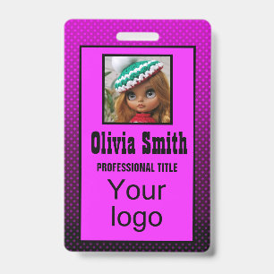 Created for you, stylish badge