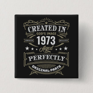 Created In God's Image Customized 2 Inch Square Button