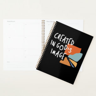 Created in God's Image - Inspiring Christian Quote Planner