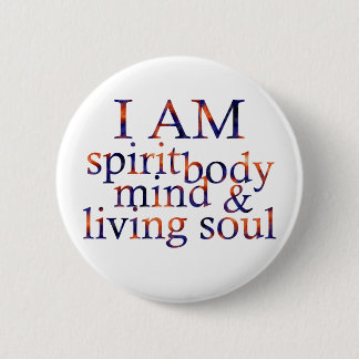 Created in His Image Eng 2 Inch Round Button