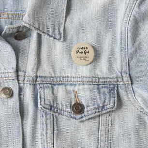 Created to Praise God quote with Bible Verse 1 Inch Round Button