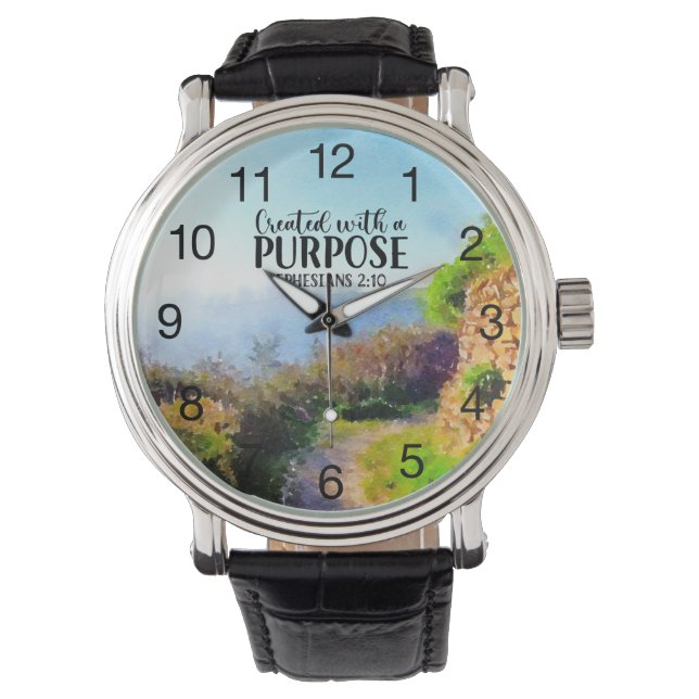 Created with a Purpose Ephesians 2:10 Watch (Front)