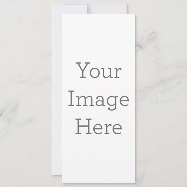 Flat Invitation, Size: 4" x 9.25", Paper: Signature Matte, Envelopes: White (Front)