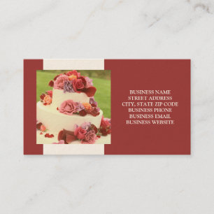 Créateur de gâteaux ou Carte de visite Mariage