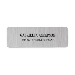 Créatif tendance Simple moderne Silver Grey