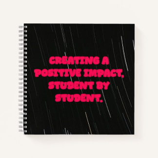 Creating A Positive Impact Student By Student Notebook