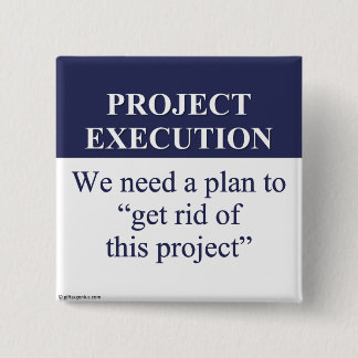 Creating a Project Execution Plan (3) 2 Inch Square Button