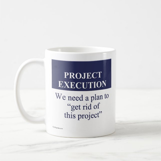 Creating a Project Execution Plan (3) Coffee Mug (Left)