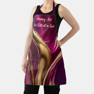 Creating Art One Bite at a Time- Abstract Apron