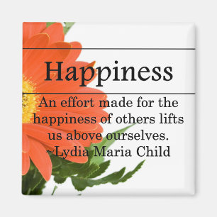 Creating Happiness for Others Magnet