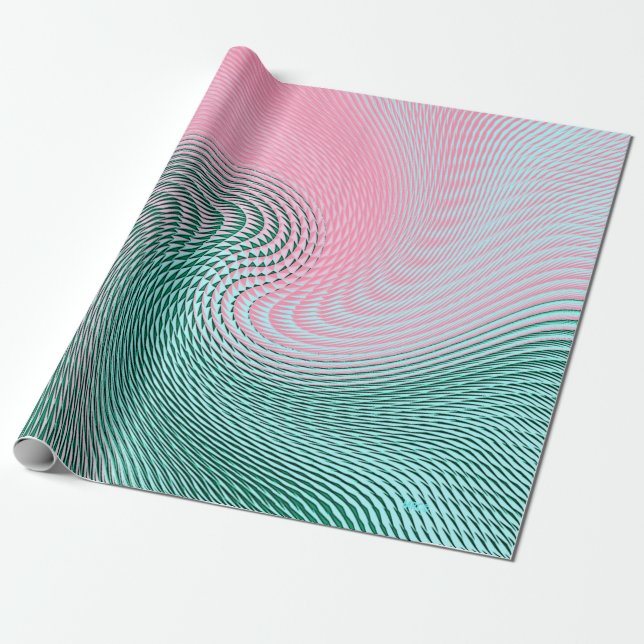 Creating waves... wrapping paper (Unrolled)