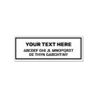 Creating your own words / text BLACK sign