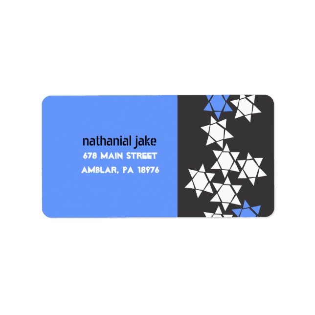 Creation Bar Bat Mitzvah Print your own label (Front)