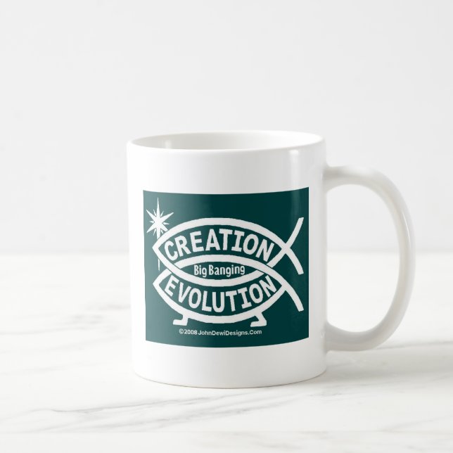 Creation Big Bang Evolution Coffee Mug (Right)