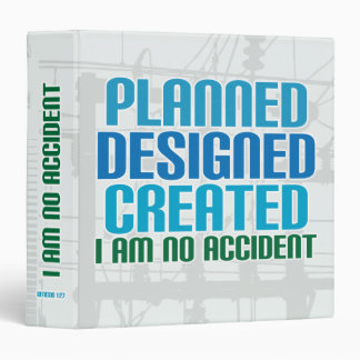 Creation binder: Planned Designed Created Binder