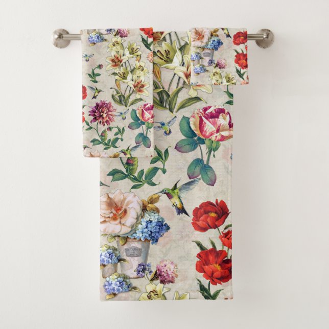 Création de l'aquarelle florale de l'époque victor (En situation)