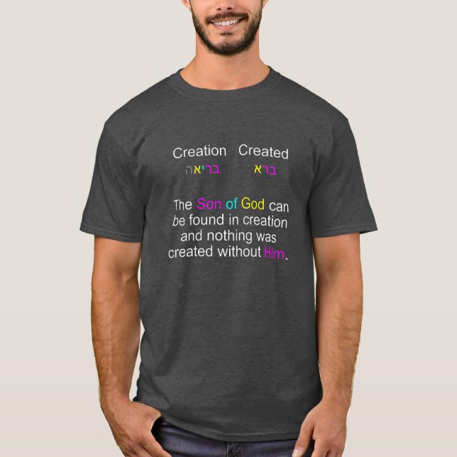 Creation (Grey) T-Shirt (Front)