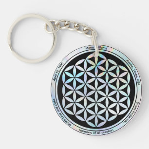 Creation Harmony Symbol Magnet Keychain
