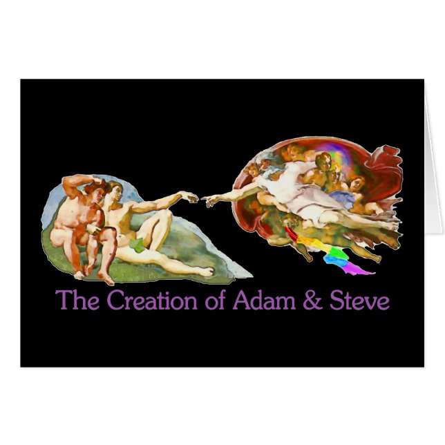 Creation of Adam and Steve (Front Horizontal)