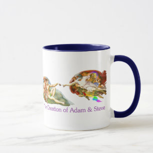 Creation of Adam and Steve Mug