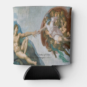 Creation of Adam by Michelangelo Can Cooler