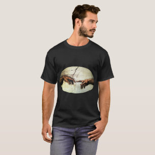 Creation of Adam - Hands Michelangelo 1475 - 1564 T-Shirt