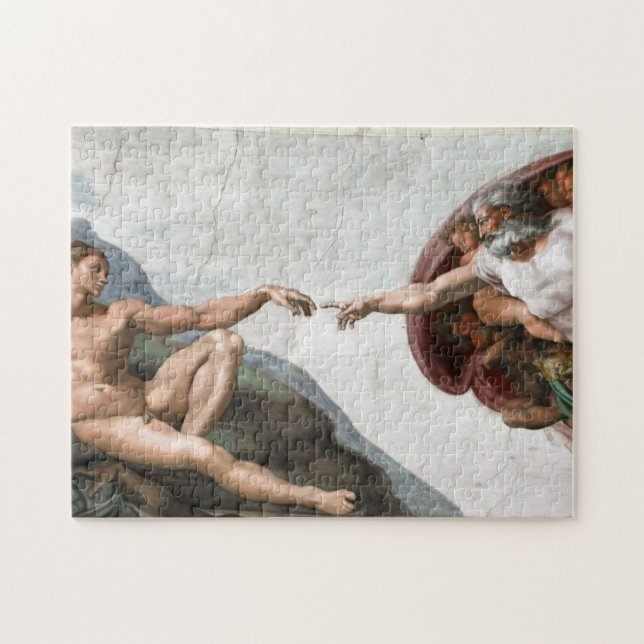 creation of adam jigsaw puzzle (Horizontal)
