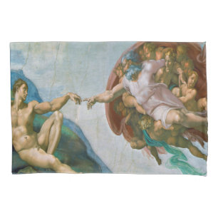 Creation of Adam - Michelangelo 1475 - 1564 Pillowcase
