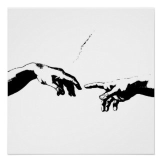 Creation of Adam Poster